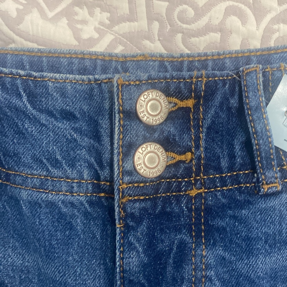 High Rise Denim Shorts - Picture 2 of 4
